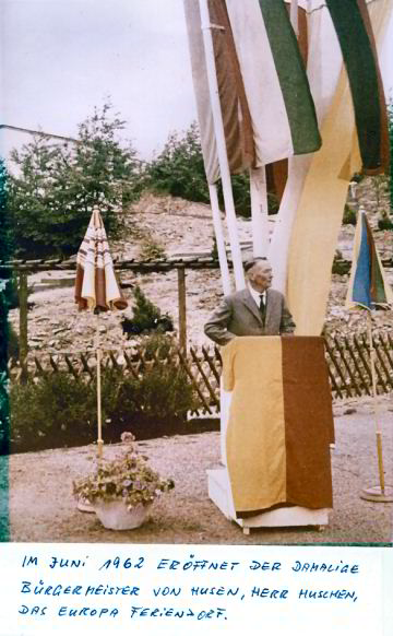 Eröffung des Feriendorfes 1962